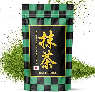 Matcharl Matcha Powder – Japanese Ceremonial Grade (80g / 2.82oz) TAROU Blend | First Harvest | Stone-Milled | Uji Kyoto