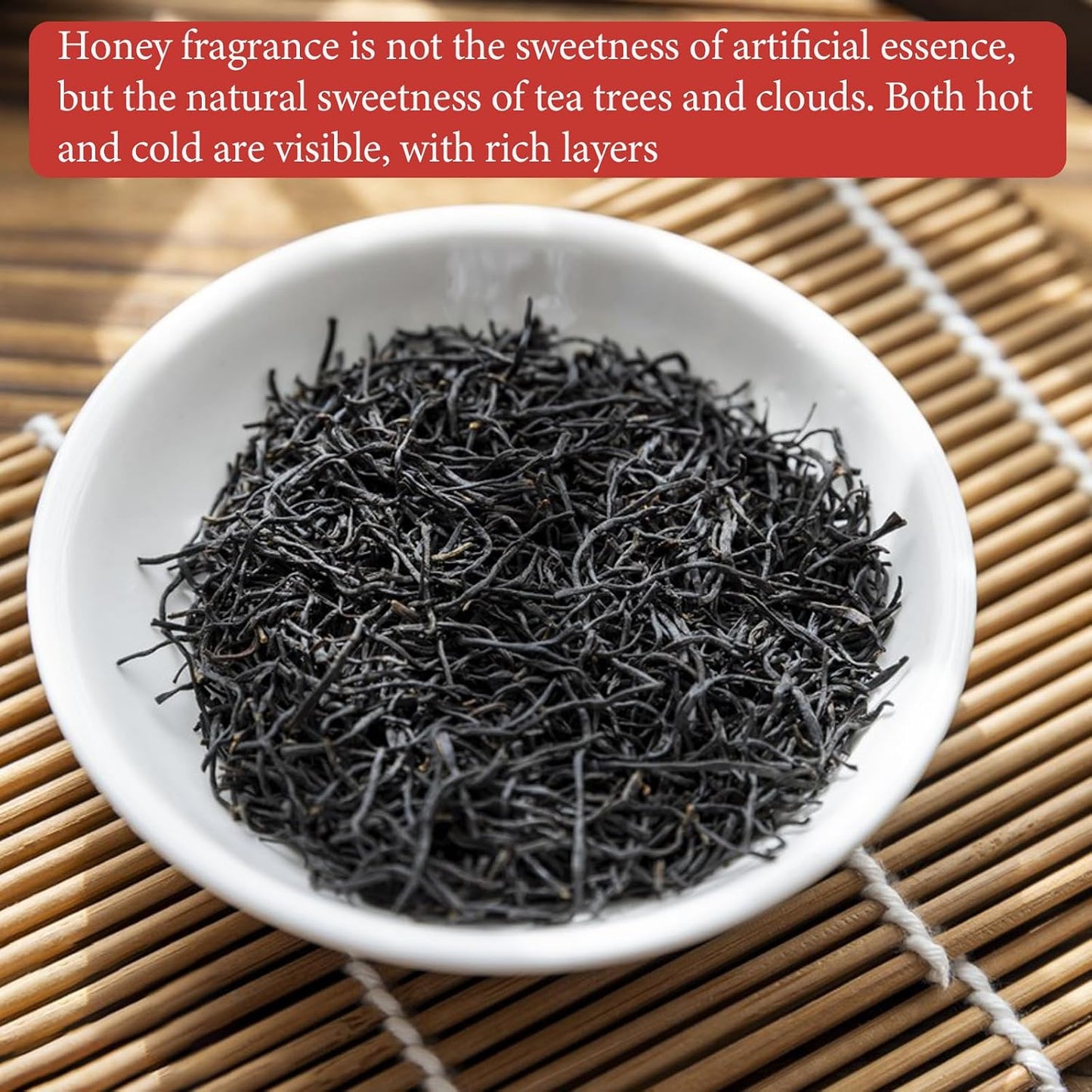 Lingyunxi Lapsang Souchong Tea Black Tea Loose Leaf Wuyi Mountain Chinese Tea|Non-Smoky Honey Floral Sweet Mellow Taste|No Bitter| Picked in Spring| Fully Fermented Tea 4.23oz/120g 正山小种 红茶 蜜香 非烟熏