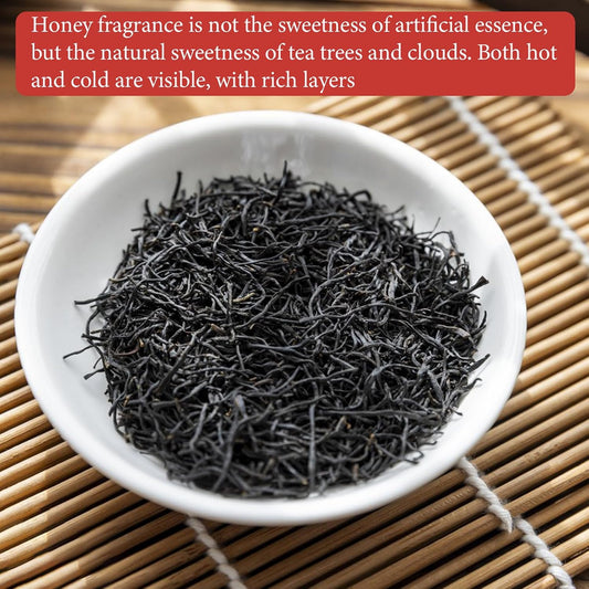 Lingyunxi Lapsang Souchong Tea Black Tea Loose Leaf Wuyi Mountain Chinese Tea|Non-Smoky Honey Floral Sweet Mellow Taste|No Bitter| Picked in Spring| Fully Fermented Tea 4.23oz/120g 正山小种 红茶 蜜香 非烟熏