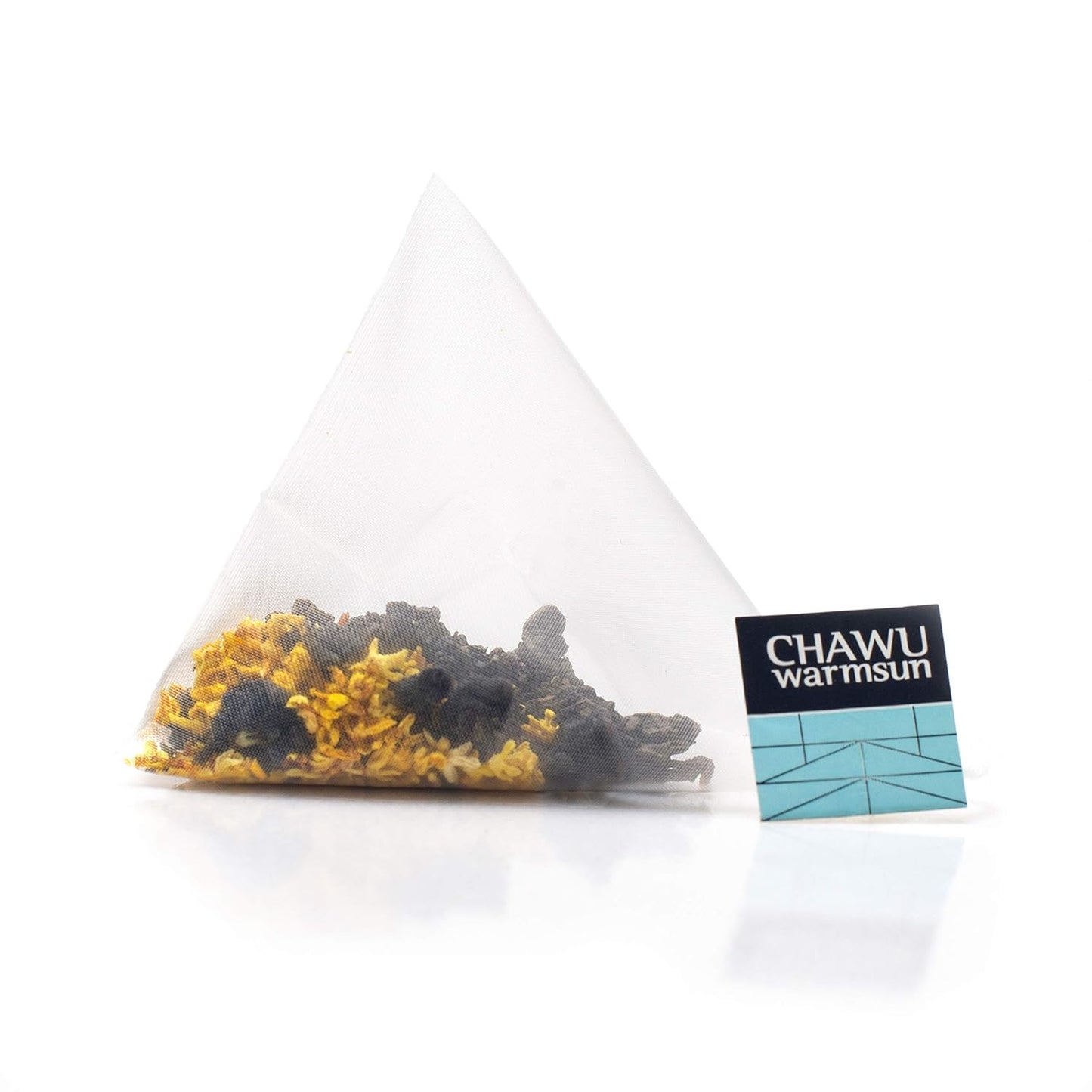 ChaWuWarmSun Osmanthus Oolong Tea Bags, 16 Count, 8 Bags/Box Pack of 2 | Light Roasting TieGuanYin With Natural Osmanthus. Mellow Smooth Taste Without Bitterness. Chinese Oolong Infusion.
