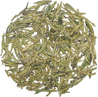 Oriarm Xihu Longjing Tea 100g - Chinese Dragon Well Green Tea Loose Leaf - Yuqian 1st Grade