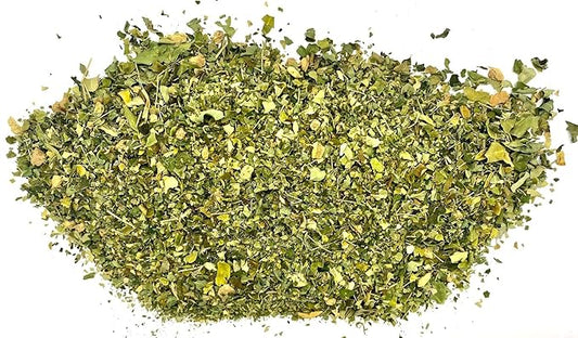 Fire Teas Organic Moringa Leaf Tea with Ginger & Saffron - Loose Leaf Blend