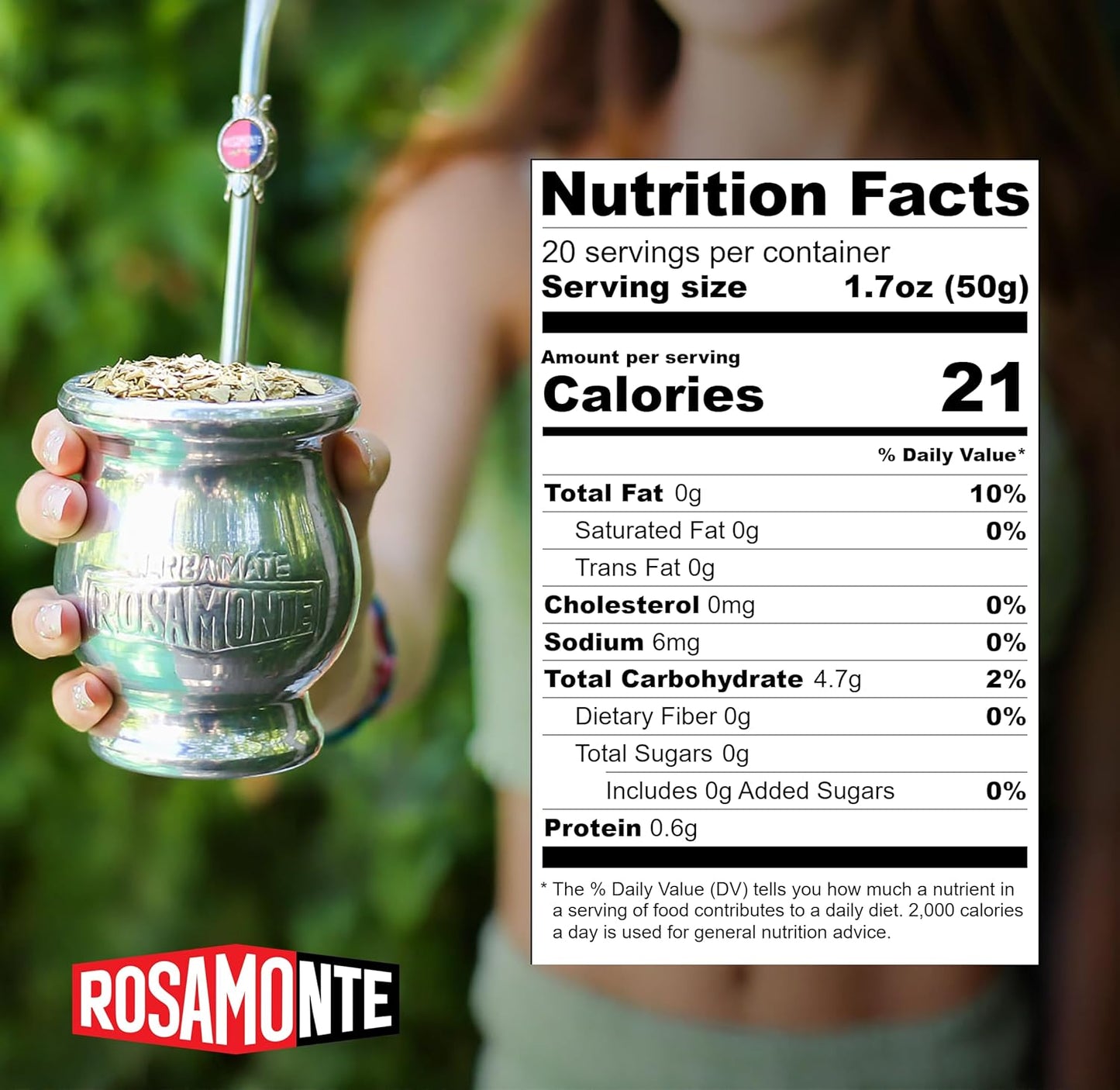 Rosamonte Traditional Yerba Mate Con Palo (With Stems) 1kg (2.2lbs)