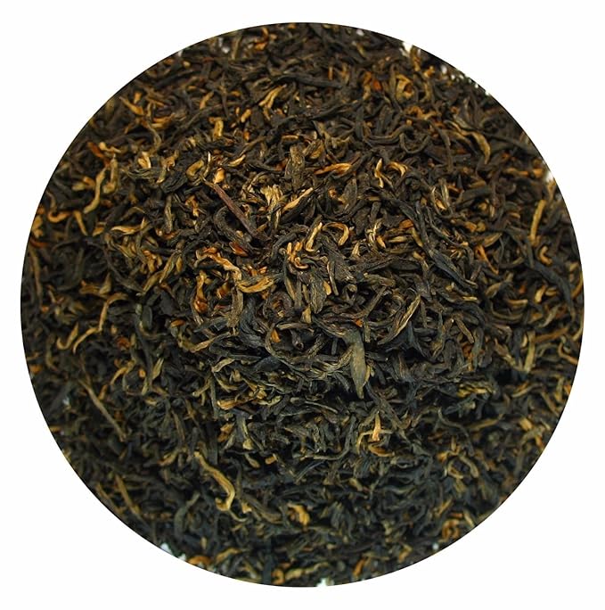 Yunnan Gongfu Black Tea , Natural China Black Tea with Excellent fullness with subtle sweetness– 8 Oz Bag