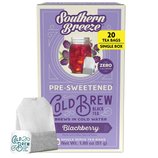 Southern Breeze Cold Brew Sweet Tea Blackberry Iced Tea 20 Tea Bags