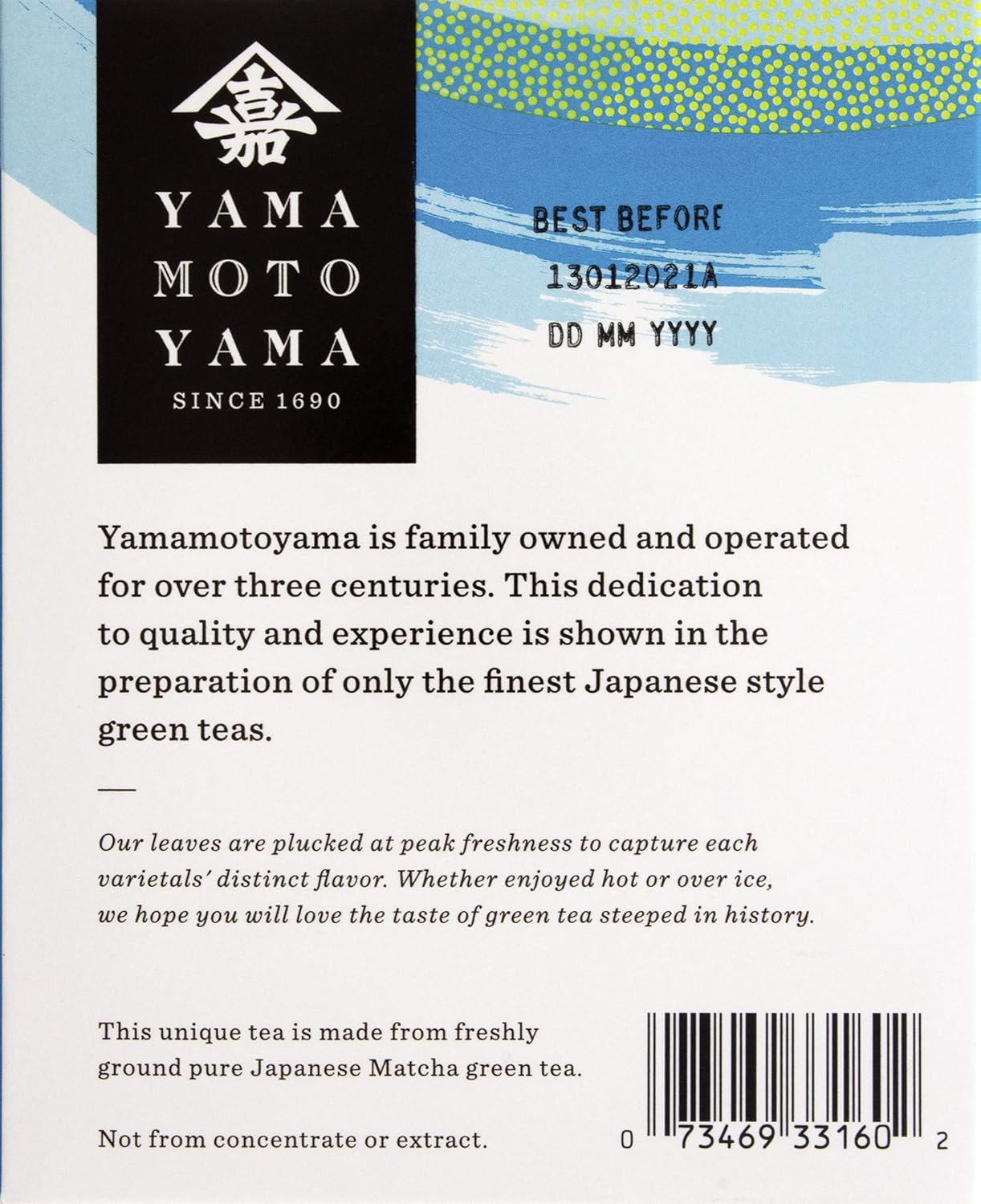 Yamamotoyama Iced Green Tea, Unsweetened, 0.8 oz