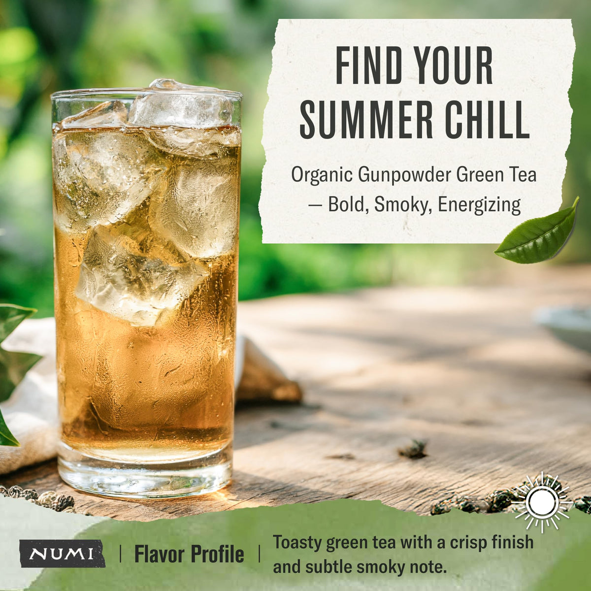 Numi Gunpowder Loose Leaf Green Tea - Organic Tea Leaves - 16 Ounces - Brews 200 Cups - Medium Caffeine Green Tea
