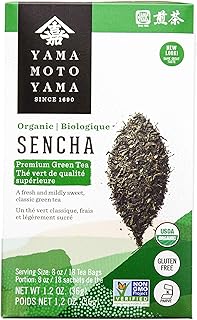Yamamotoyama Organic Sencha Green Tea Bag 18 ct (Pack of 6)