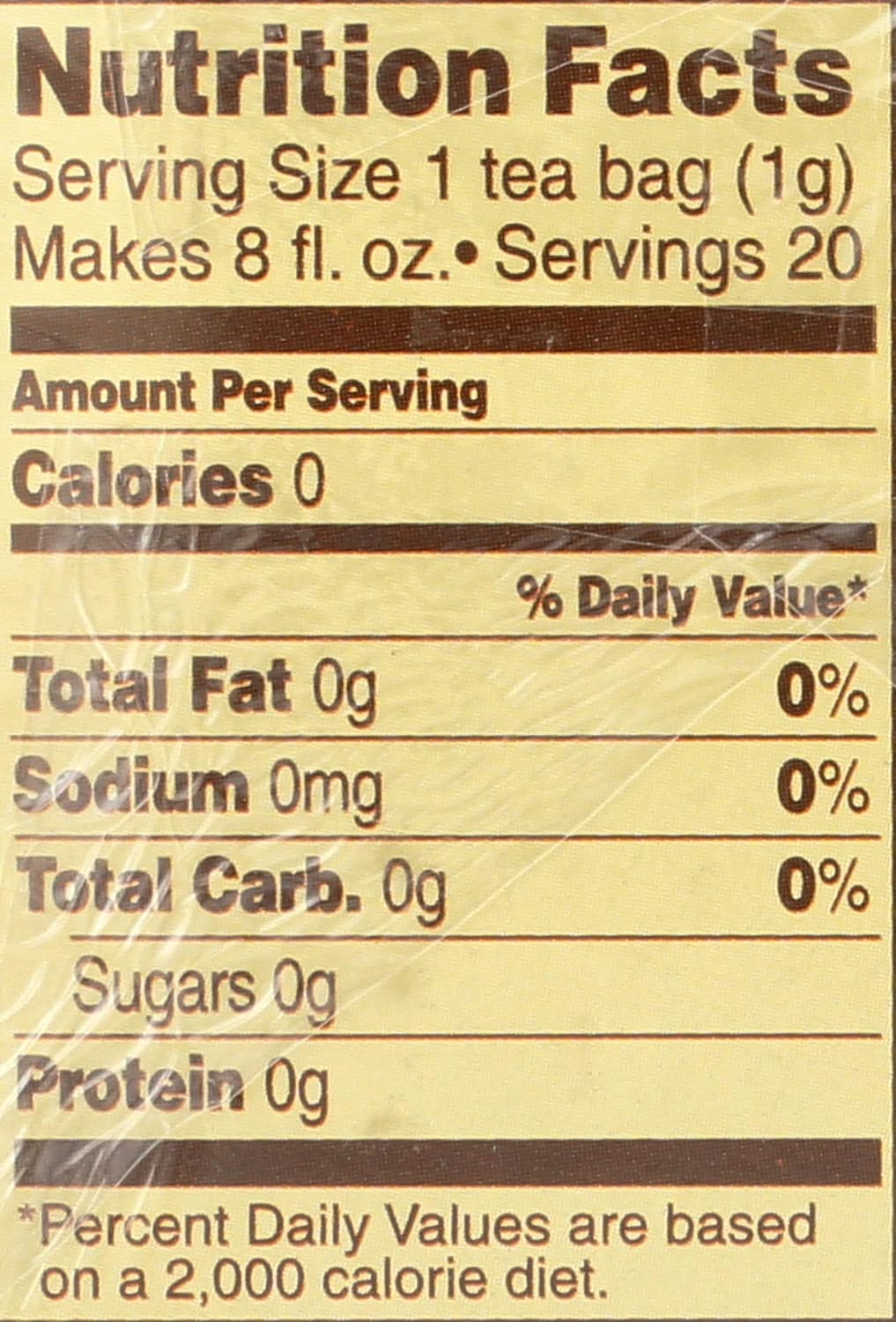 Celestial Seasonings Herbal Tea, Chamomile, 20 Count