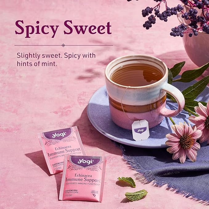 Yogi Tea,OG3,ECHINACEA Immune, 16 Bag