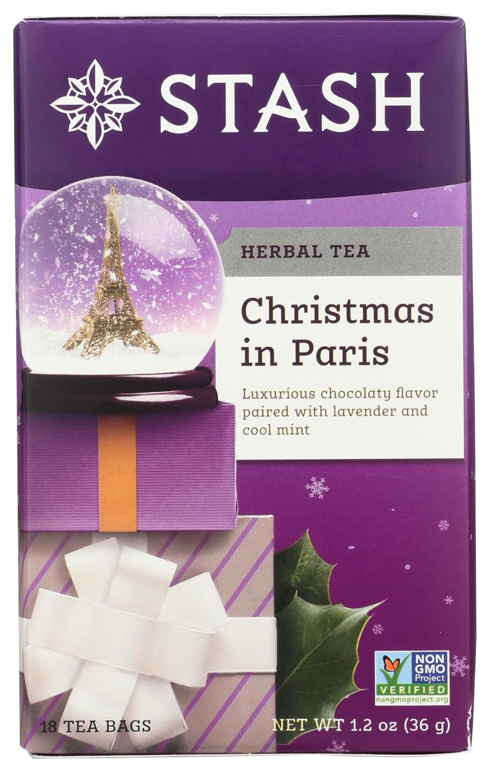 Stash TEA Christmas In Paris -Herbal Tea, 18 CT