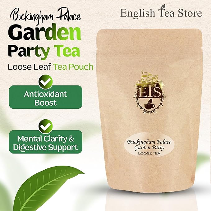 English Tea Store Loose Leaf, Buckingham Palace Garden Party Tea, 4 Ounce