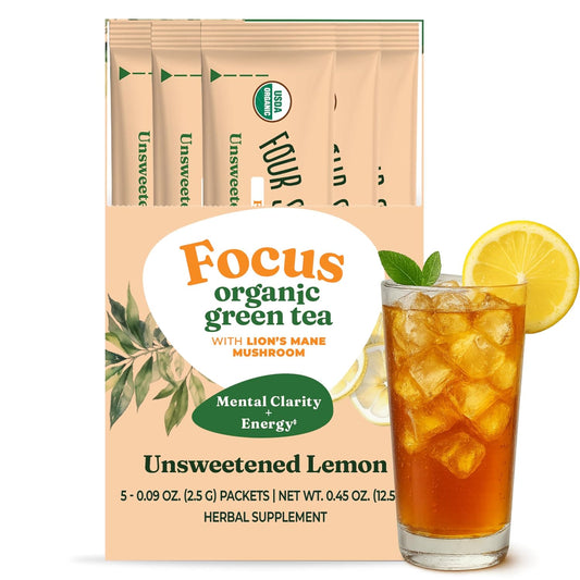 Four Sigmatic Focus Organic Green Tea Single Serve 5ct