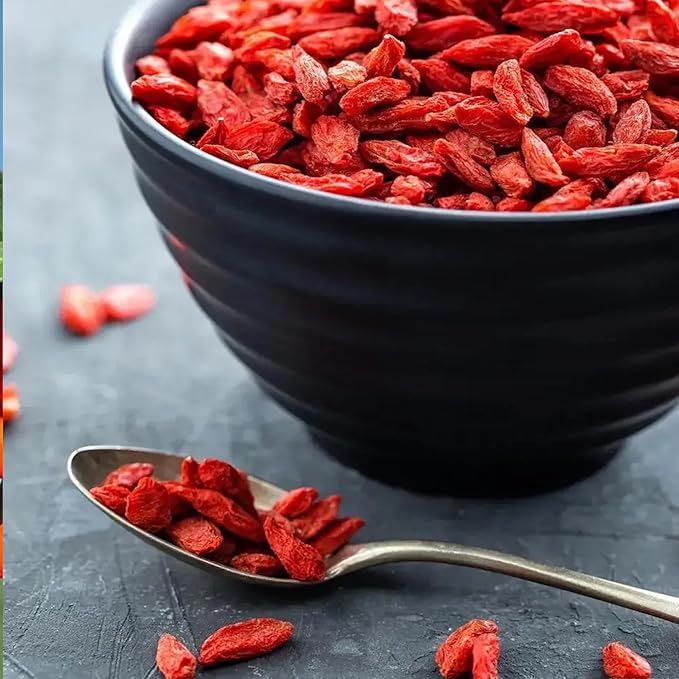 Goji Berry Tea For Men, 30 Teabags*6g - Premium Five Flavors Herbal Tea Combination - Schisandra Berries, Dodder