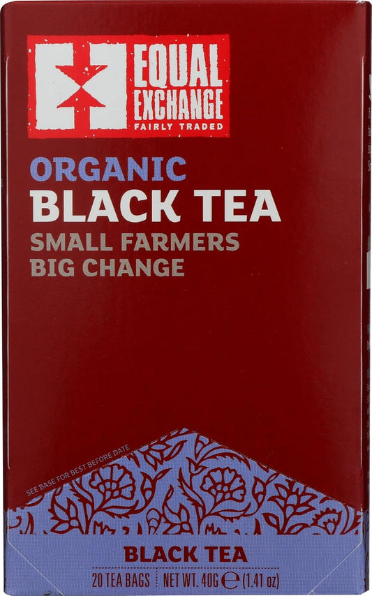 Equal Exchange, Tea Black Organic, 20 Count