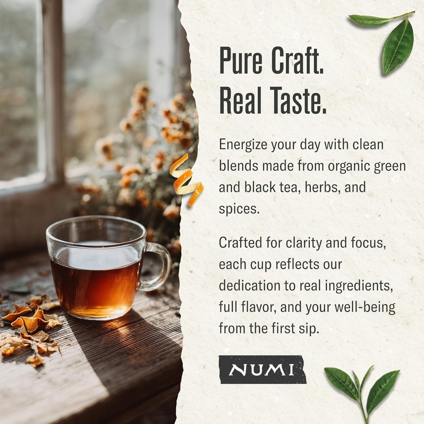 Numi Organic Loose Leaf Aged Earl Grey Tea, 1 lb Pouch Makes 200 Cups, Medium Caffeine
