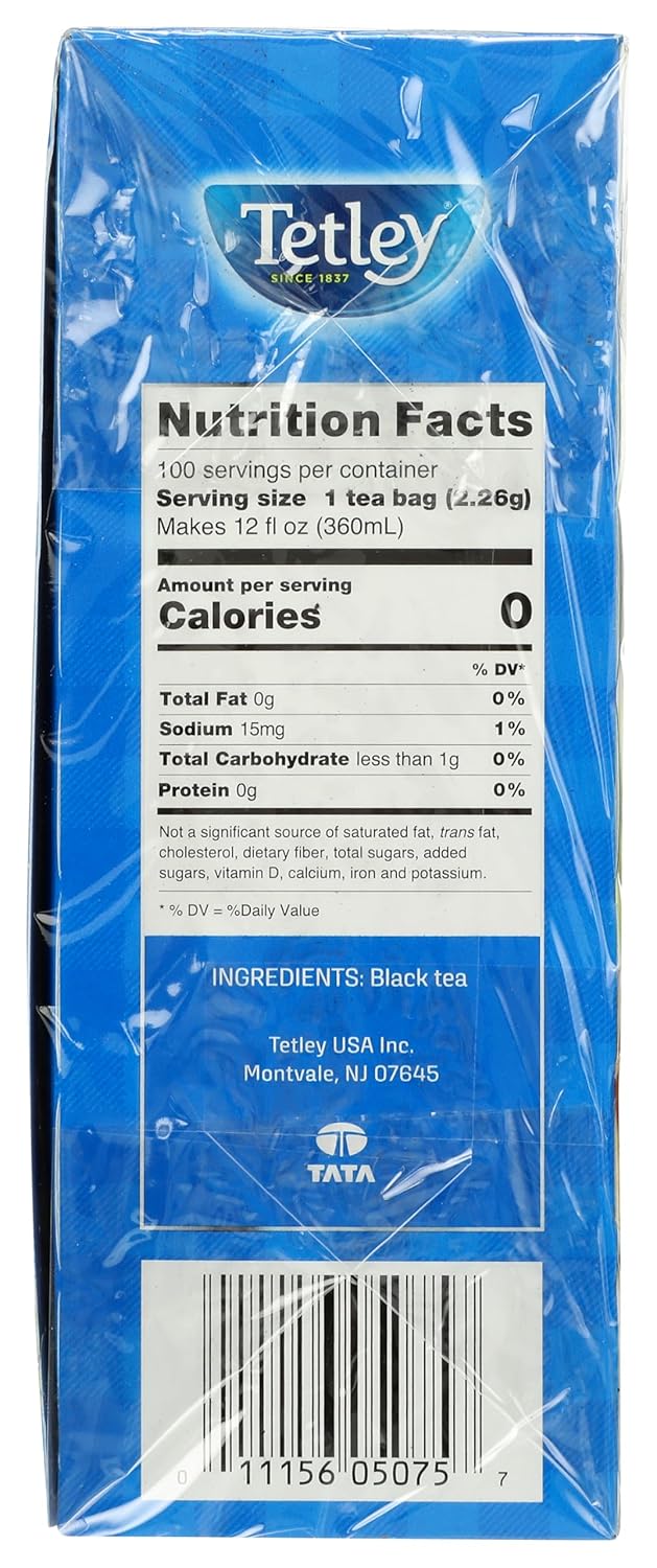 Tetley, Classic Blend Tea Bags, 100 Count