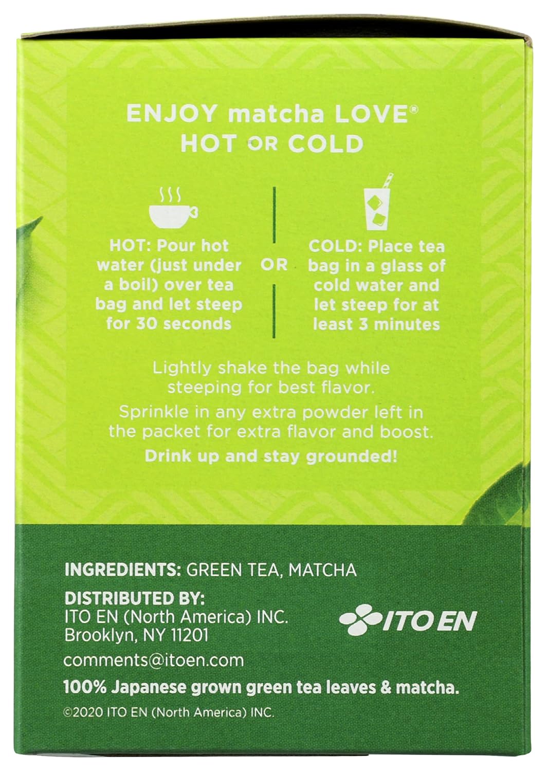 Matcha Love Japanese Green Tea, 10 Count