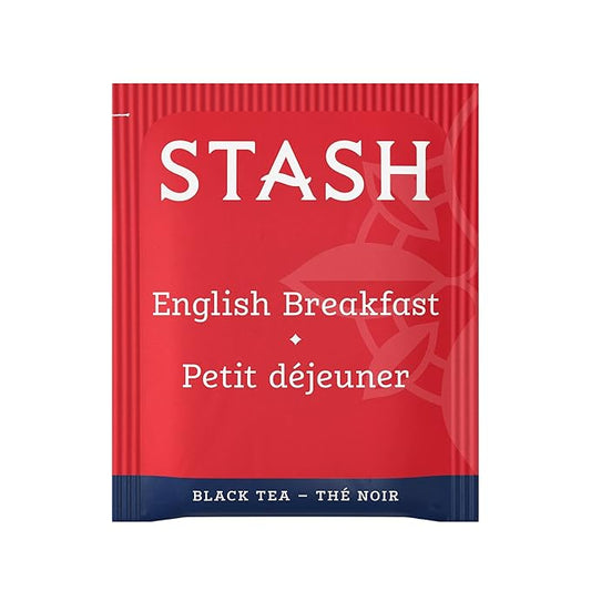 Stash Tea English Breakfast Black Tea, 6 Boxes of 30 Tea Bags Each (180 Tea Bags Total)