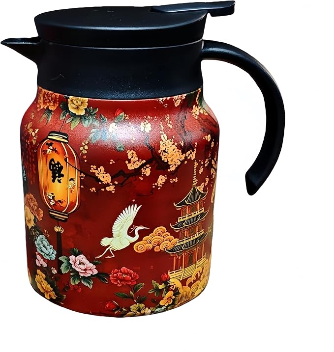 thermal teapot with infuser,Tea Pot with Infusers for Loose Tea,1000ML Thermal Teapot with Removable