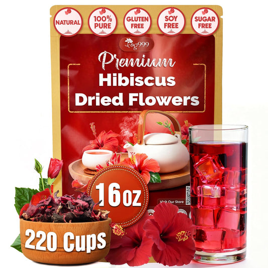 TOG999 Dried Hibiscus Flowers & Petals