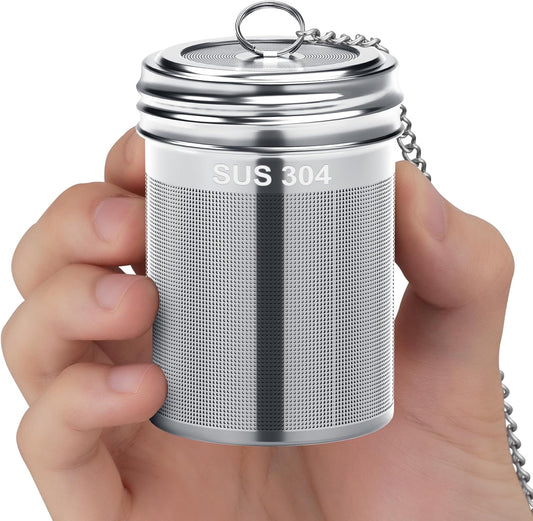 2 Pack Reinmoson Large Tea Infuser for Loose Tea &amp; Spice Ball for Cooking