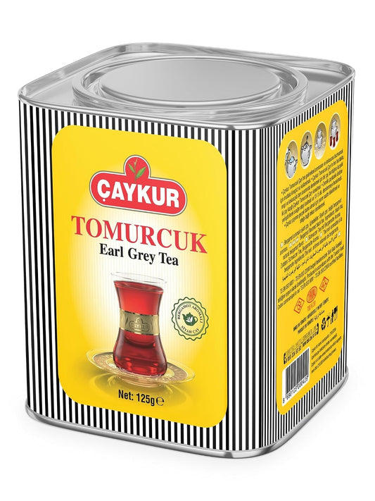 Çaykur Earl Grey Tea Tomurcuk, Tea Buds, Loose Leaf with Natural Bergamot Aroma, Flavor Enhancer Young leaves Black Tea 125gr / 4.4 oz
