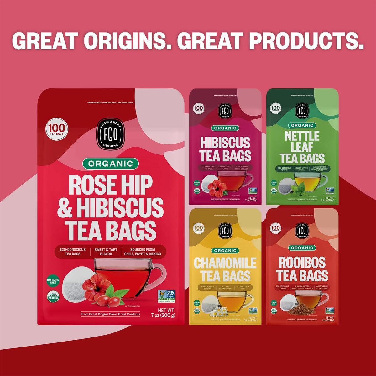 FGO Organic Rosehips Tea