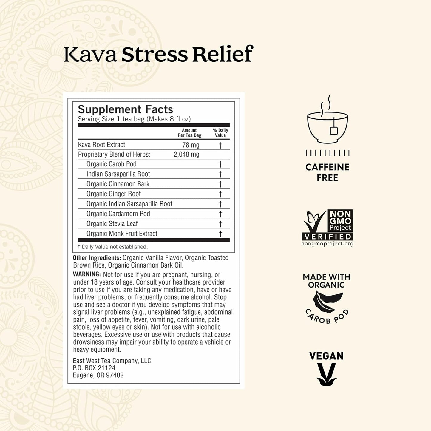 Yogi Tea Stress Relief & Herbal Tea Variety Pack - 16 Bags per Pack (6 Packs) - Organic Herbal Sampler - Includes Bedtime, Kava Stress Relief, Soothing Caramel Bedtime & More