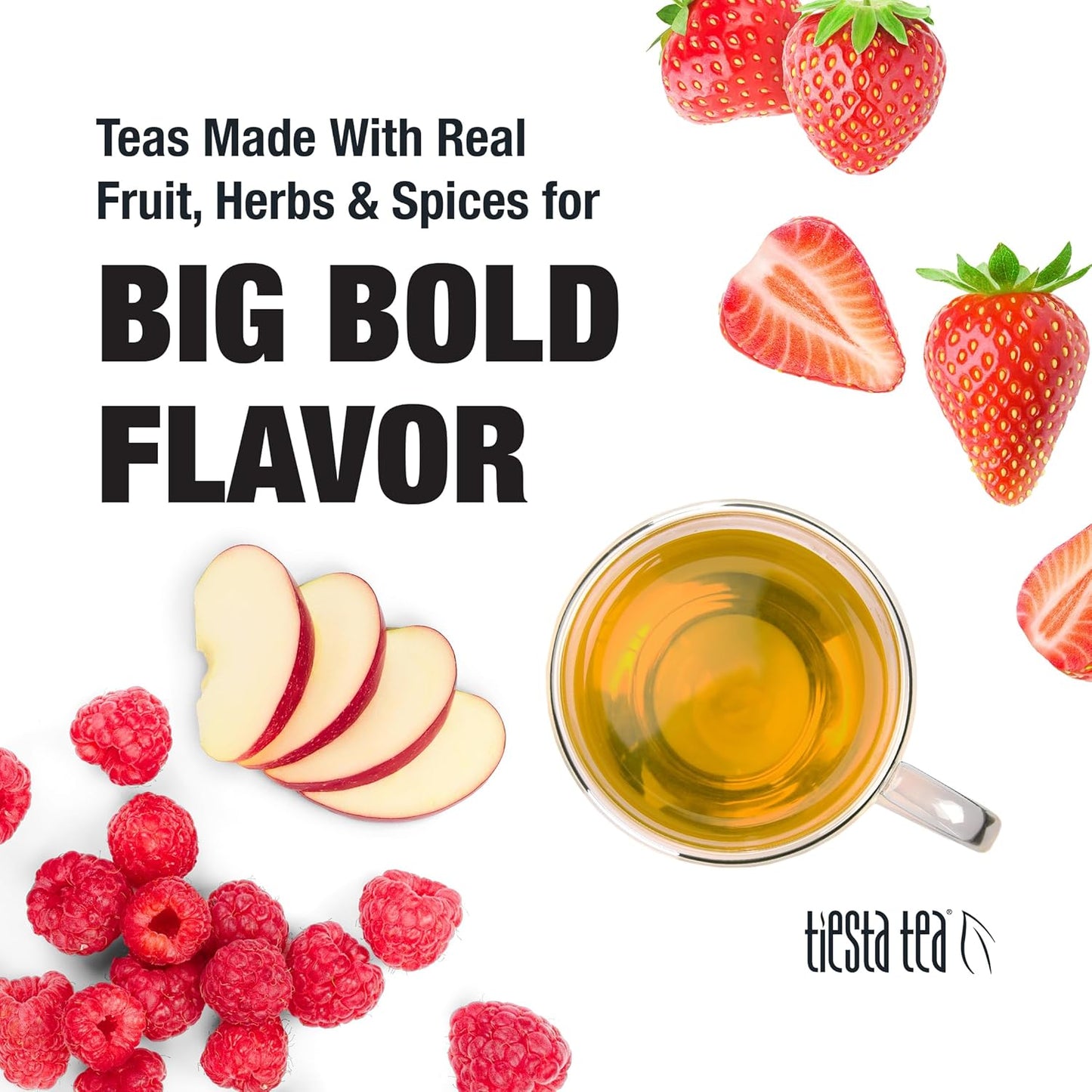 Tiesta Tea Pomegranatopia – Premium Loose Leaf Mixed-Berry Pomegranate White Tea | Low-Caffeine Blend | Hot & Iced | 1.5 Ounce Resealable Pouch | Brews Up to 25 Cups