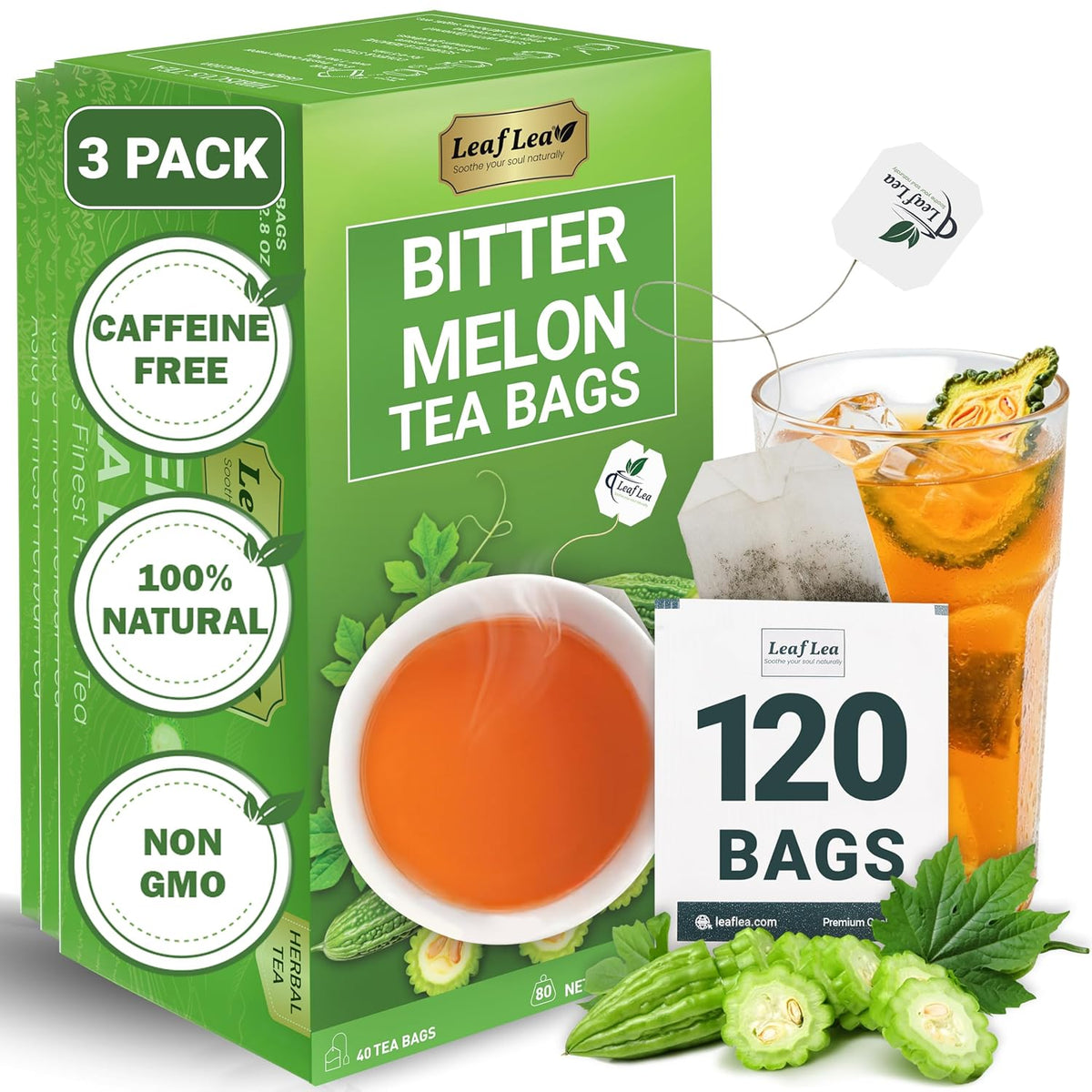 LeafLea Bitter Melon Tea Bags