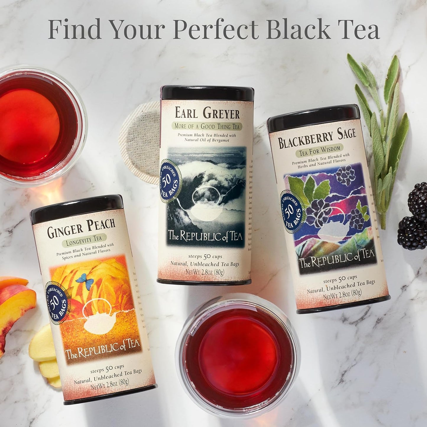 The Republic of Tea Passion Fruit Papaya Black Tea, 50 Count | Naturally Caffeinated. Made for morning or afternoon . Brisk and full-bodied with notes of juicy fruit and sweet-tart apple.