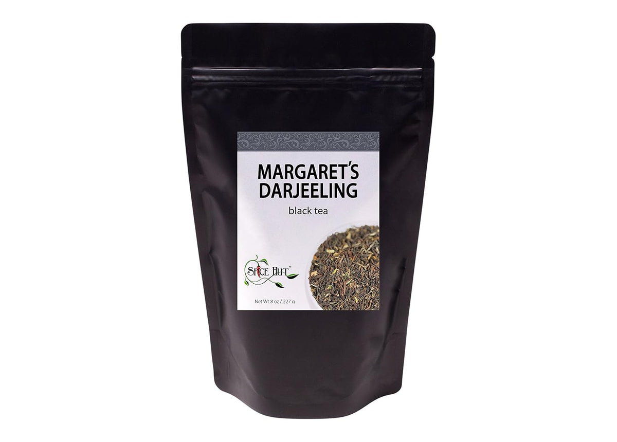 Margarets Darjeeling, Loose Leaf Black Tea - Caffeinated, Single Origin, bulk 8oz, 80-100 cups, The Spice Hut, First Sip of Tea