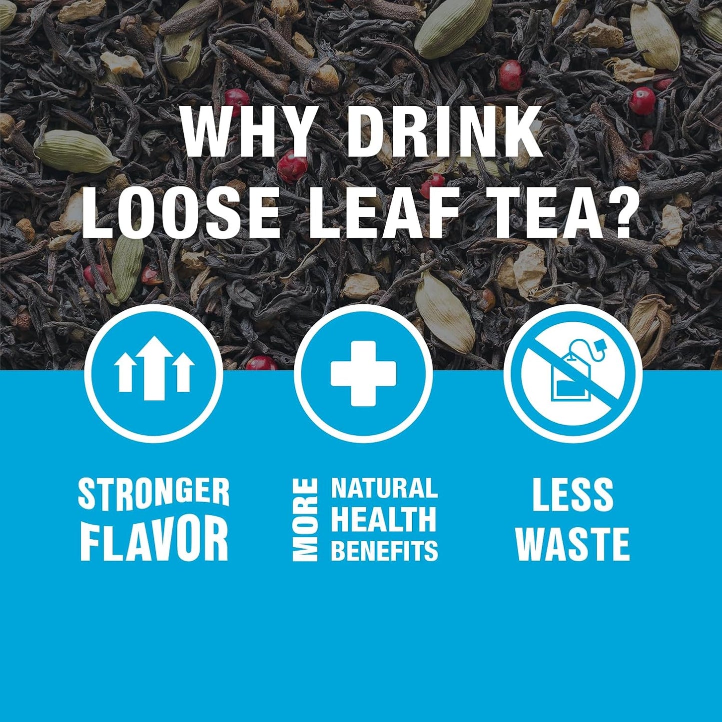 Tiesta Tea - Chai Love, Loose Leaf, Spiced Chai Black Tea, Premium Blend | High Caffeinated, Make Hot or Iced &amp; Brews Up to 50 Cups, 4 Ounce Refillable Tin