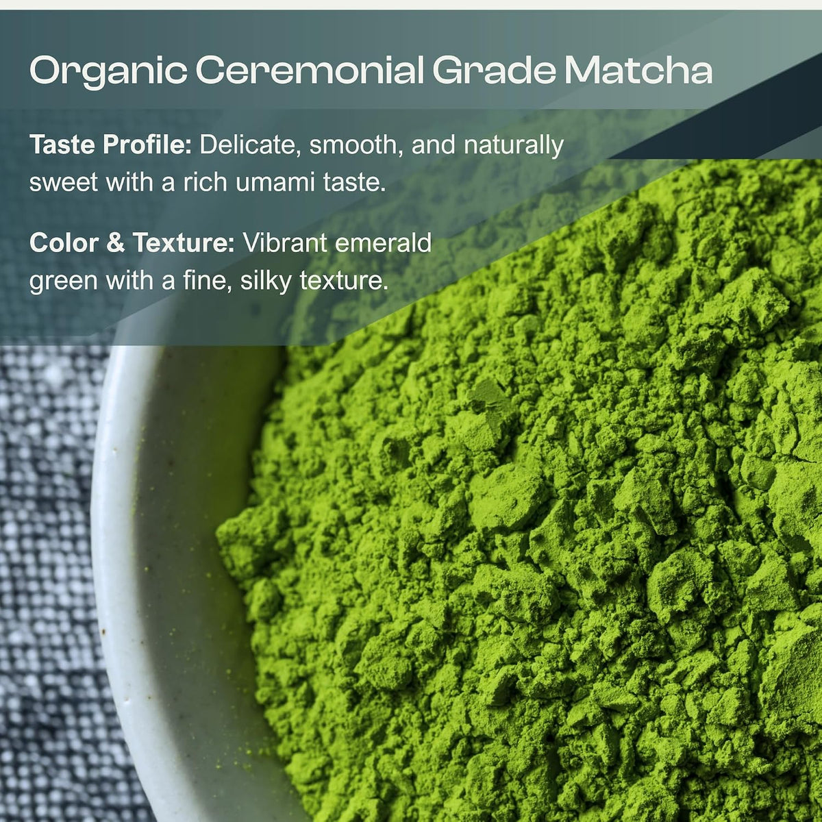 Element Matcha Ceremonial Grade 100% Organic Green Tea Matcha Powder - Authentic Japanese First Harvest for Tea and Lattes - Calm Energy Superfood (3.5oz / 100g Pouch)
