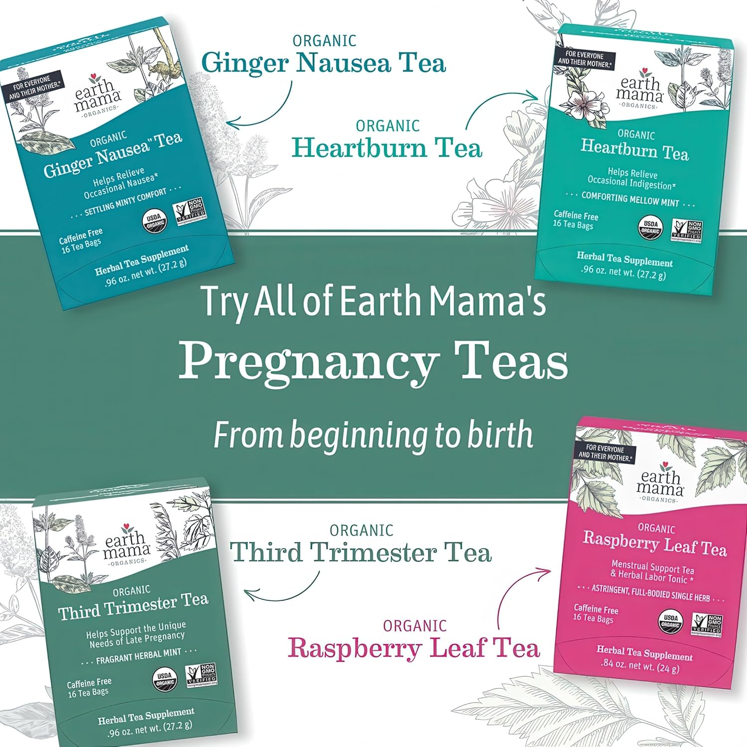 Earth Mama Organic Milkmaid Tea - 32 Teabags - Lactation Support Herbal Tea - Breastfeeding Essentials - Caffeine Free & Non-GMO Project Verified