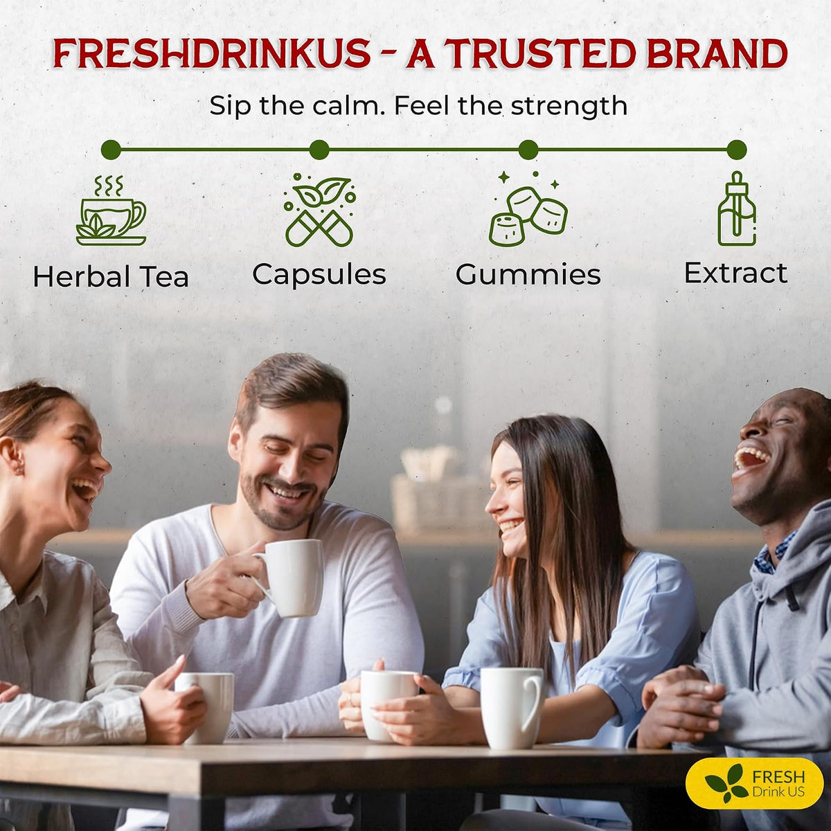 FreshDrinkUS, Yerba Mate Tea Bags | 120 Tea Bags | Traditional South American Herbal Tea – Smooth &amp; Refreshing Flavor – Premium Quality, Sustainably Sourced. Vegan.
