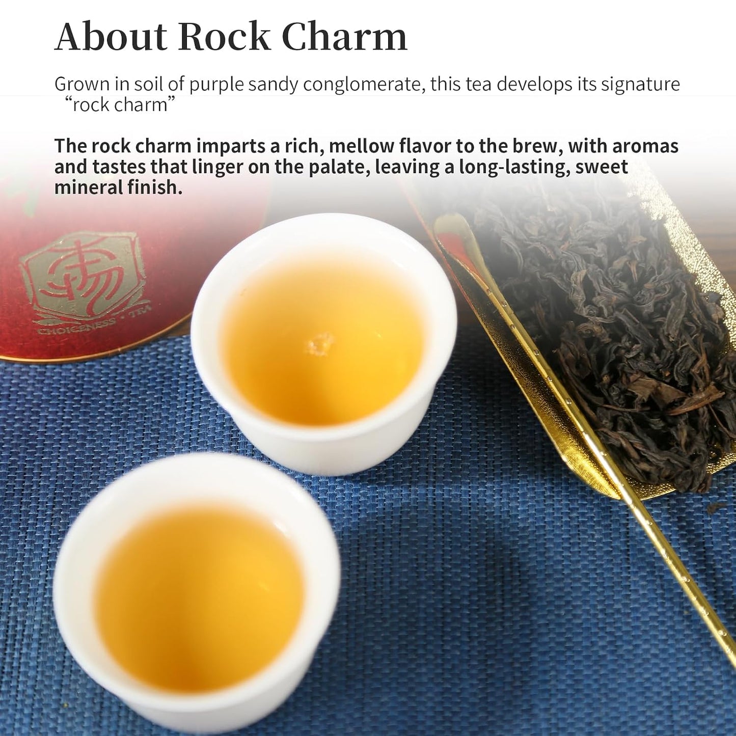 Yuexi Da Hong Pao Oolong Tea Loose Leaf 120g/4.23oz, Rock Tea Big Red Robe Tea Fujian Wuyi Mountain Core Area, Rich Aroma &amp; Smooth Taste, Exquisite Traditional Craftsmanship, 大红袍 武夷大红袍 乌龙茶 中国功夫岩茶