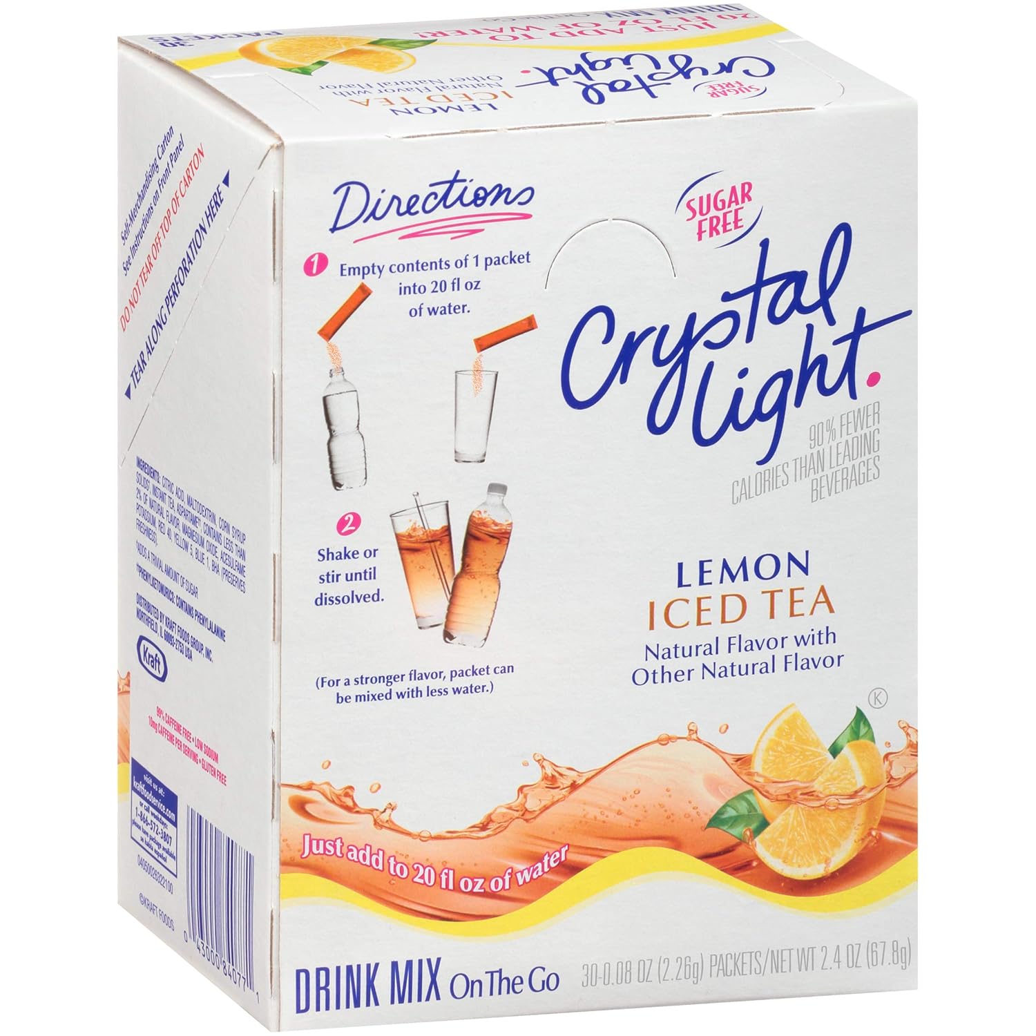 Crystal Light Iced Tea Drink Mix (30 On the Go Packets)