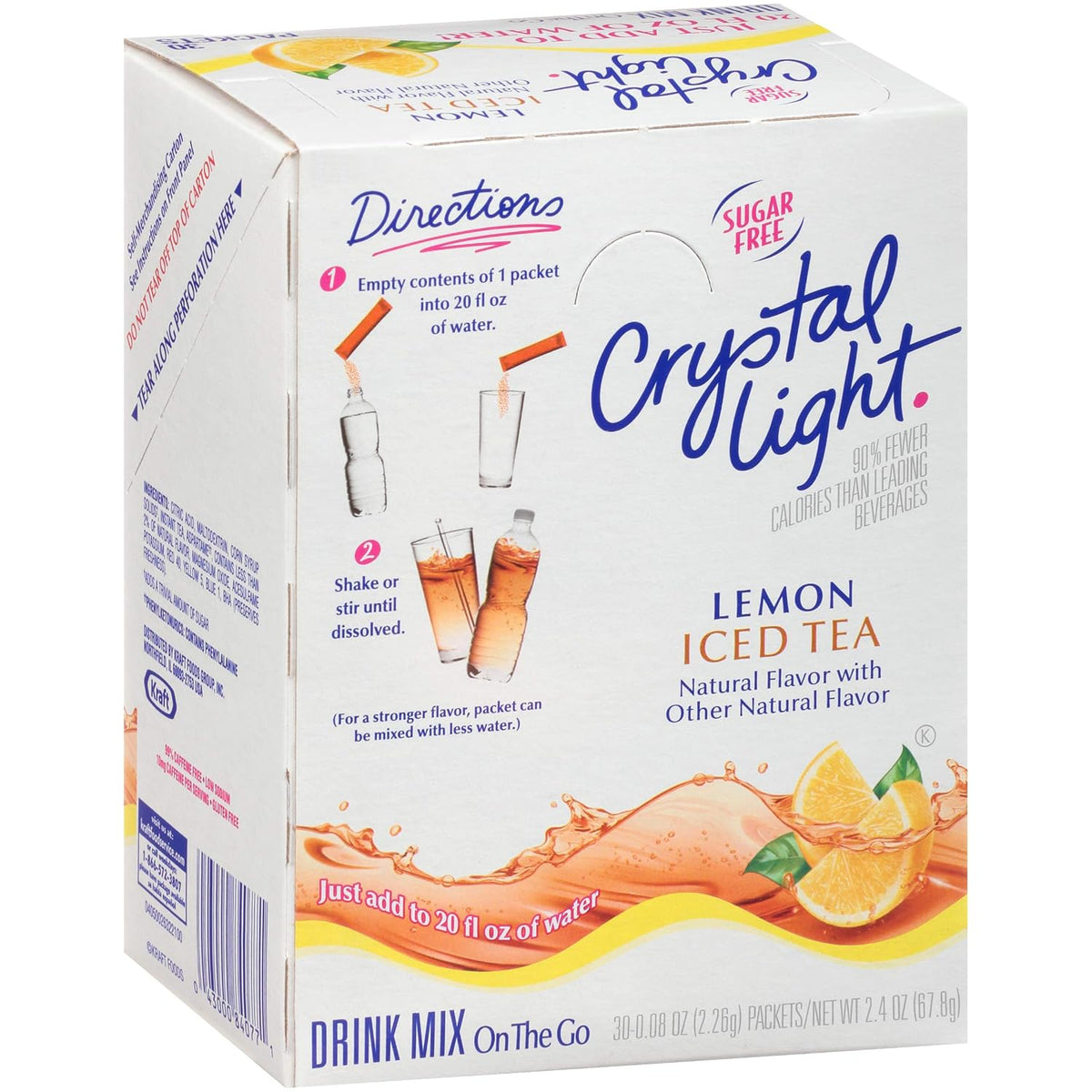 Crystal Light Iced Tea Drink Mix (30 On the Go Packets)