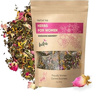 Raw Herbs for Women Herbal Tea Blend with Lemon balm, Raspberry leaf, Calendula, Rose, St. John's wort (Herbal Tea)