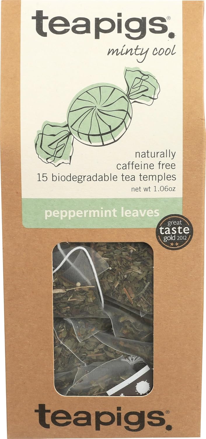 Teapigs Peppermint Leaves Tea Bags Made with Whole Leaves