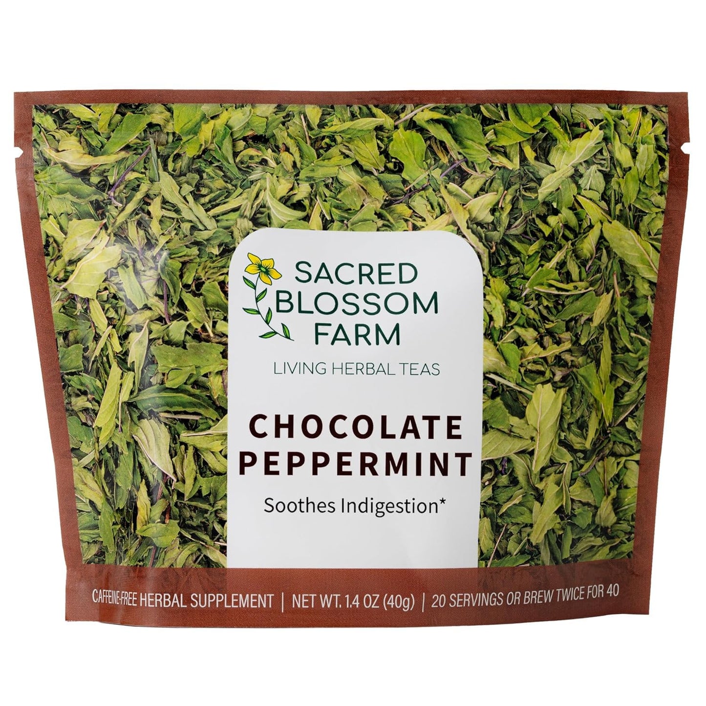 Sacred Blossom Farm Herbal Tea | Box of Flavor Set | 4 Top Selling Flavors | Farm Direct | Loose Leaf Tea | All Natural & Sustainably Grown in USA | Caffeine Free | 100+ Servings