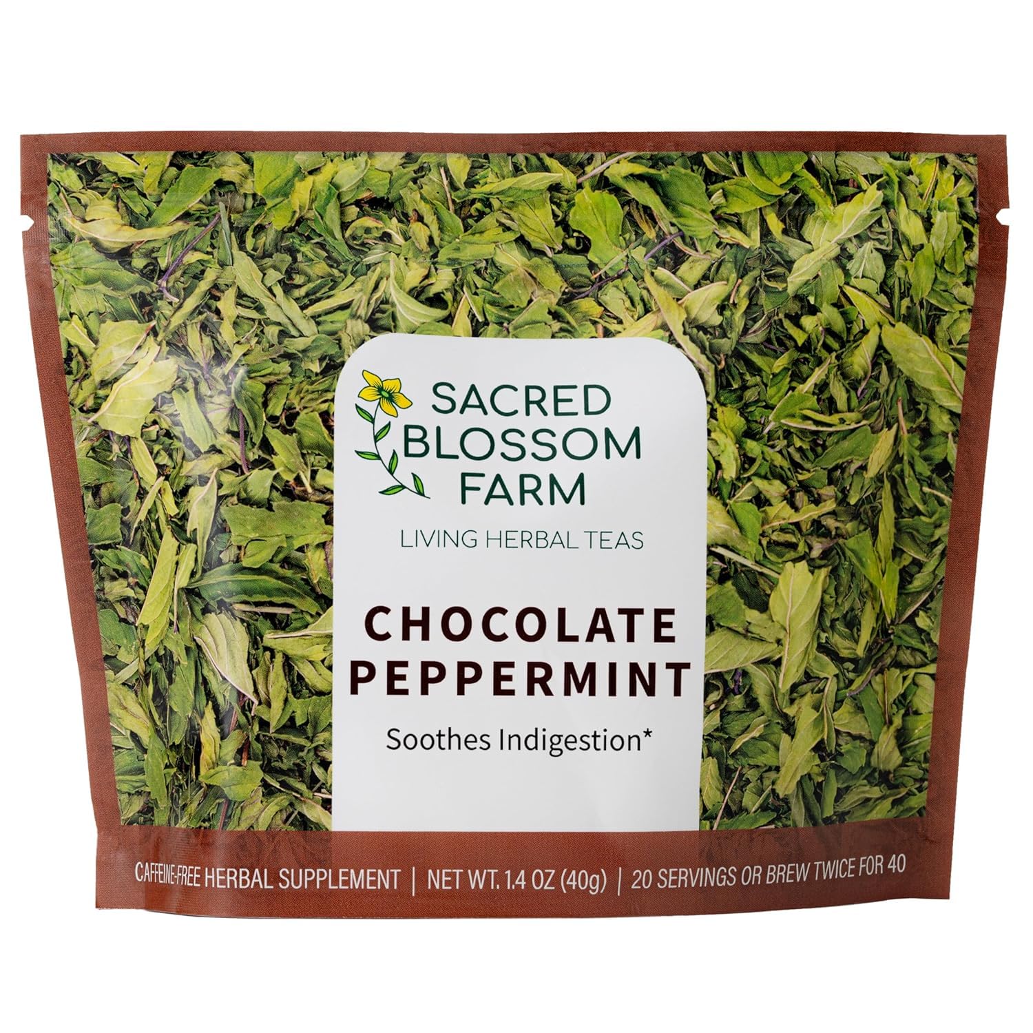 Sacred Blossom Farm Herbal Tea | Box of Flavor Set | 4 Top Selling Flavors | Farm Direct | Loose Leaf Tea | All Natural & Sustainably Grown in USA | Caffeine Free | 100+ Servings