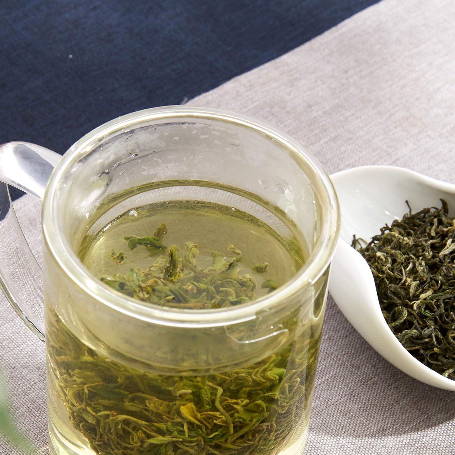 ChaWuWarmSun-[B] BiLuoChun Green Tea,3.5oz(100g),Loose Leaf Tea,DongTing Mountain,Chinese Famous Green Tea
