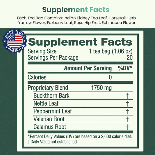 Salem Botanicals Herbal Tea, Digest Support, 20 Count, 1.2 oz