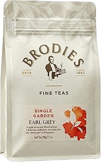 Brodies Tea, Earl Grey Tea, Loose Leaf Black Tea Imported from Scotland, 7 Ounce (Pack of 1)