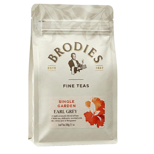 Brodies Tea, Earl Grey Tea, Loose Leaf Black Tea Imported from Scotland, 7 Ounce (Pack of 1)