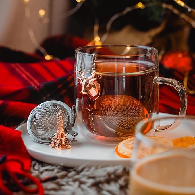Tea Strainers For Loose Tea Stainless Steel Tea Ball Infuser Tea Ball For Loose Leaf Tea Infuser For Loose Leaf Tea Loose Leaf Tea Steeper Cute Tea