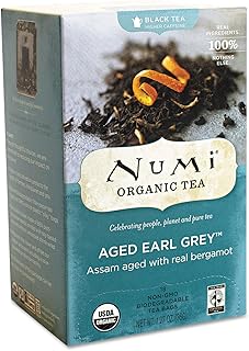 Black Tea Aged Earl Grey Numi Teas 18 Bag